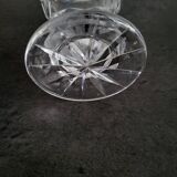 Vintage Bohemian crystal vase in excellent condition.
