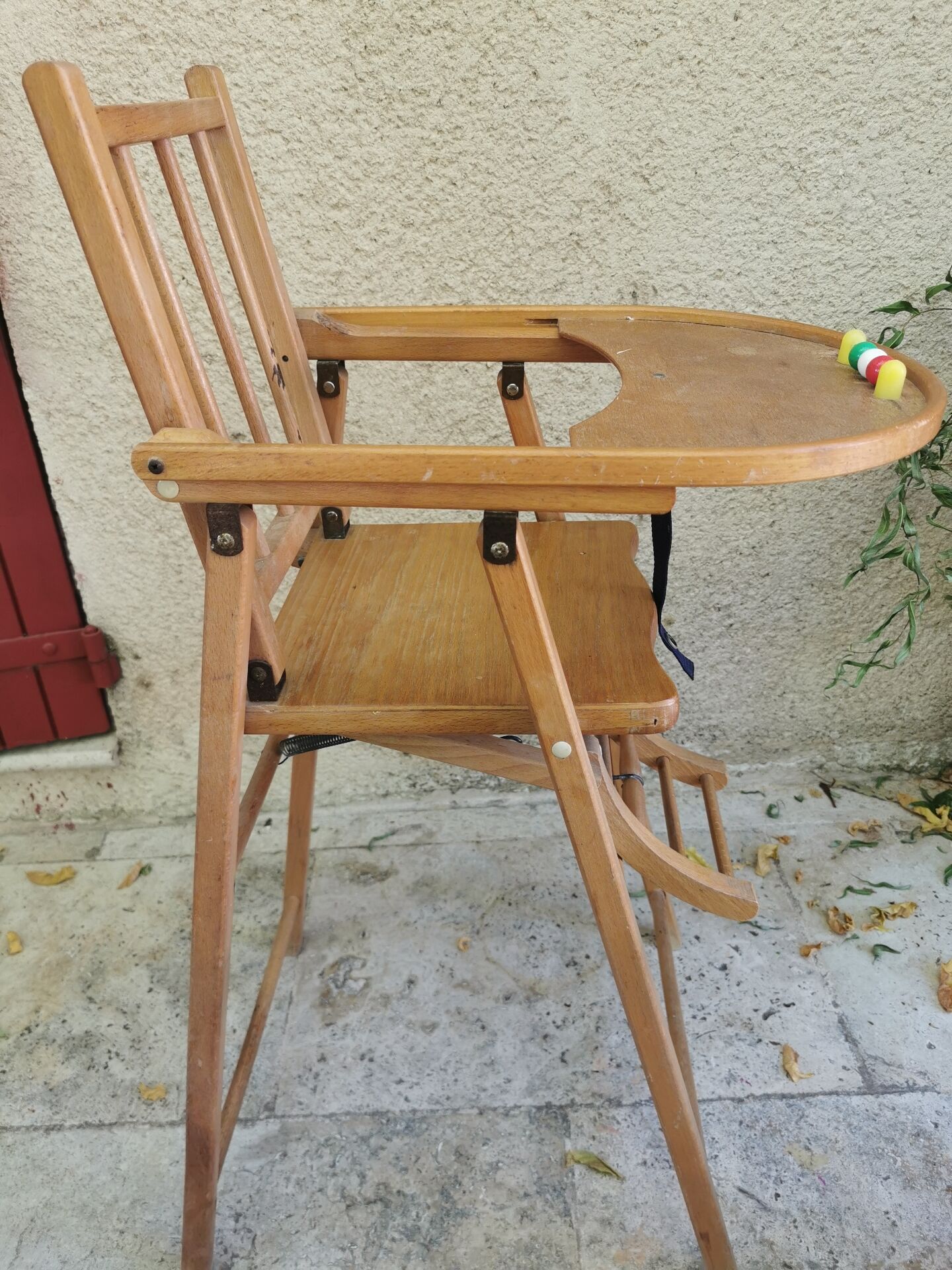 Wooden high chair