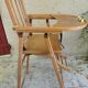 Wooden high chair
