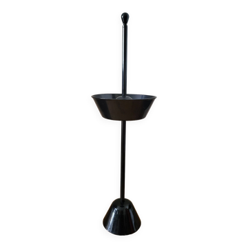 Black “Servofumo” ashtray by Zanotta Achille and Pier Castiglioni 1960 Italy Vintage