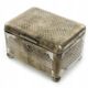 Art Deco sugar bowl, silver-plated brass, Norblin, Poland, 1920s