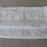 SHEET former in LIN early twentieth embroidered hand