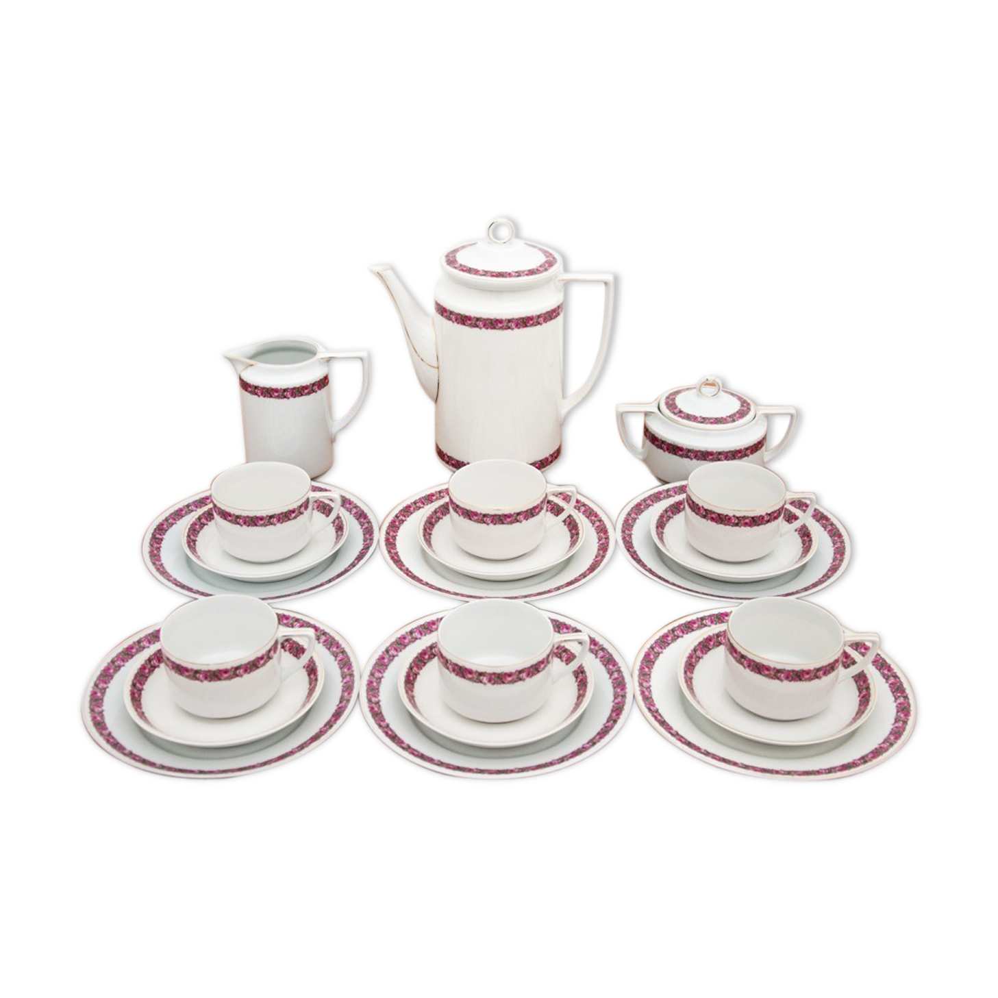 Rosenthal coffee service for 6 people. EMPIRE 1910