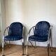Souvignet chairs tubular chrome vintage modernist
