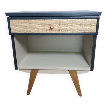 Side table with compass legs