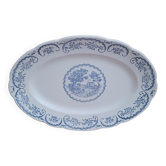 Plat ovale Digoin Sarreguemines.