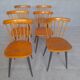 Six vintage chairs