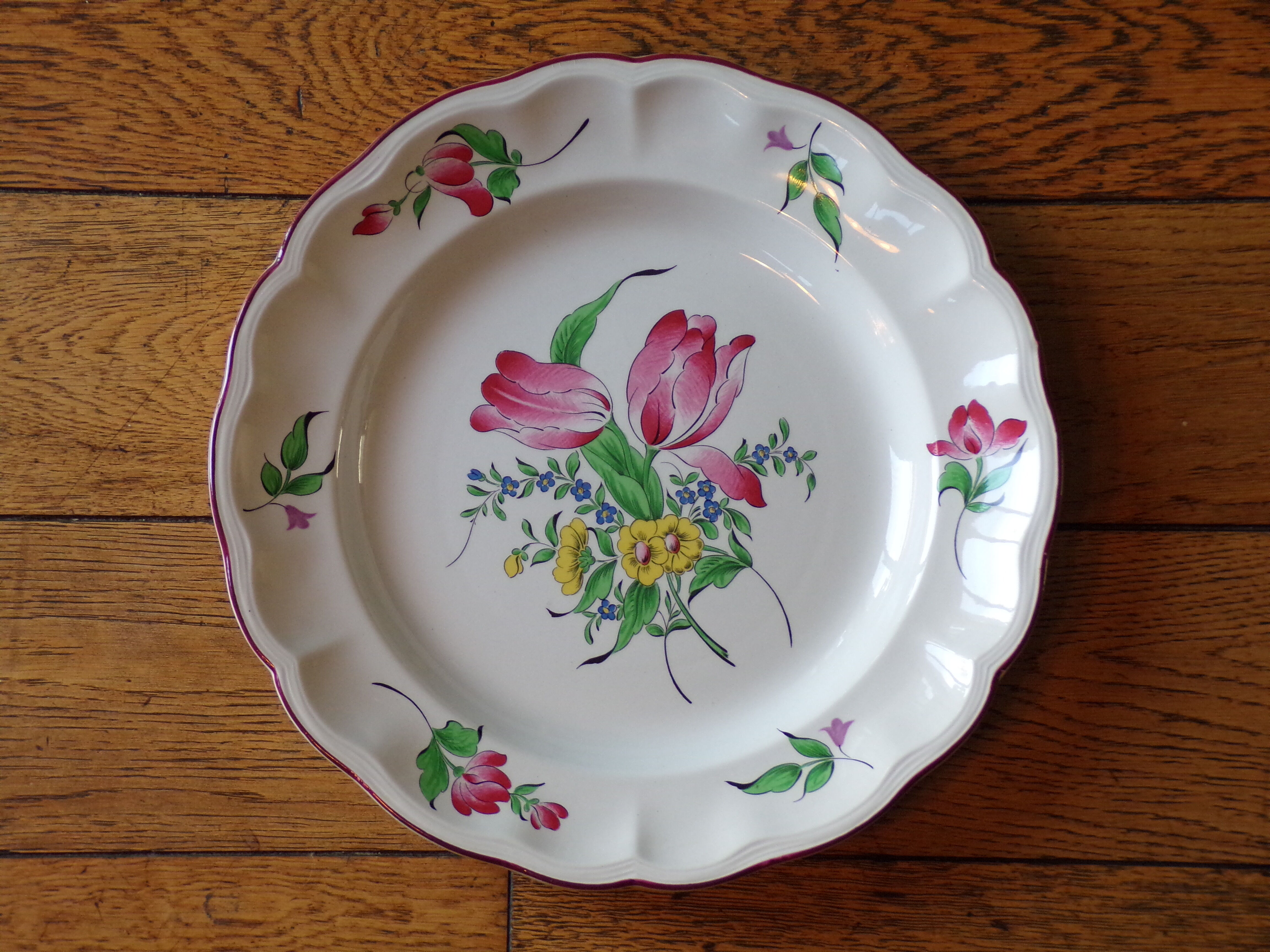 Round hollow dish Lunéville KG Street lamp Ø30 cm