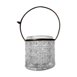 Baccarat jam jar, Pierreries model - metal spoon