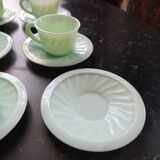 Tasses à café opaline