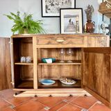 Buffet art deco en chêne massive