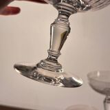 Baccarat and Meisenthal cut glasses 8p.