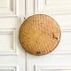 Painted basket for wall decoration