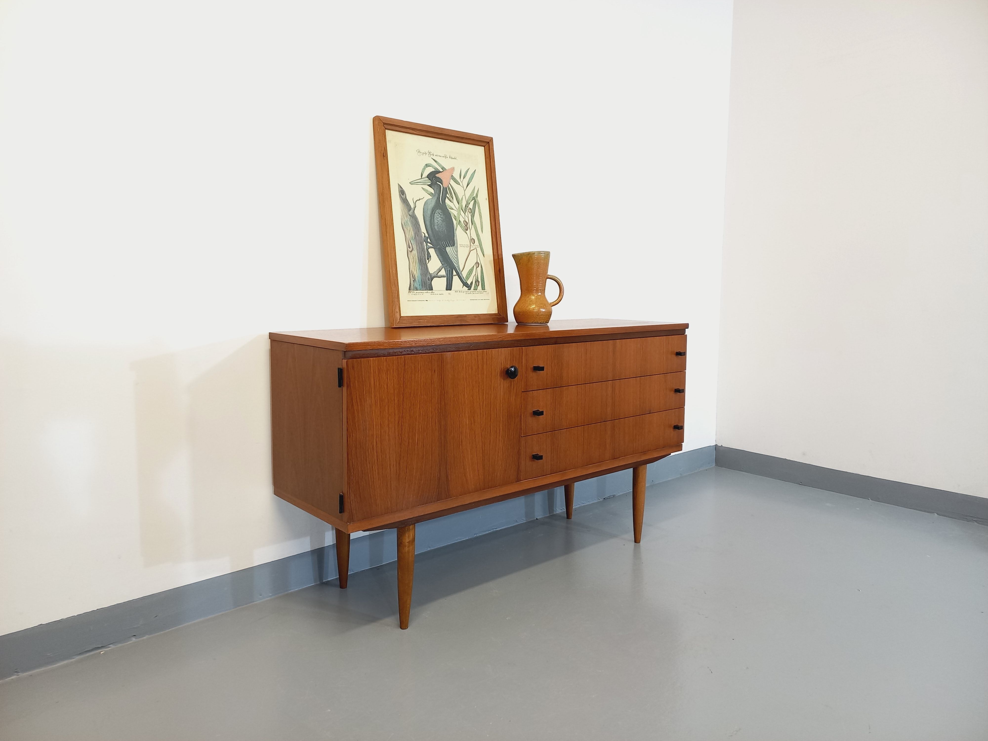 Enfilade scandinave en teck des années 60