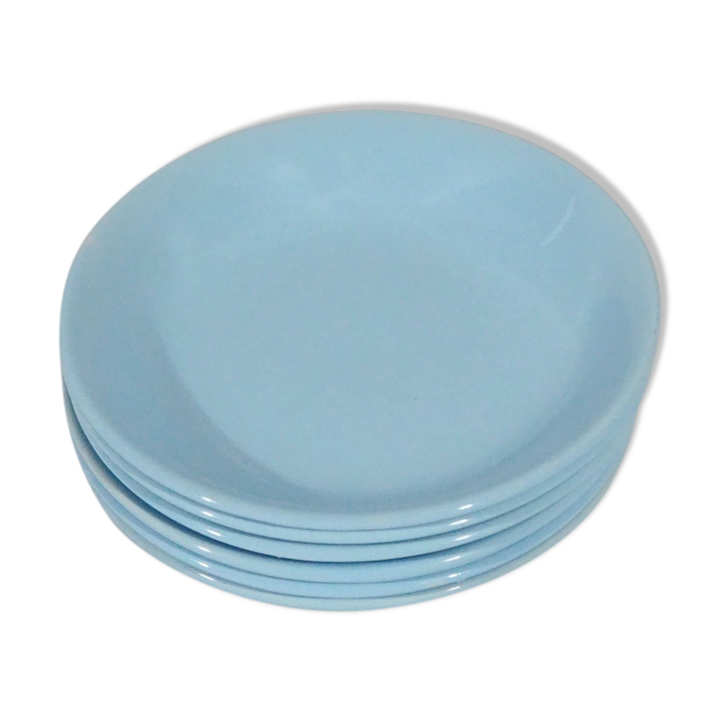 Old plates "pastel blue"