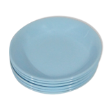 Old plates "pastel blue"