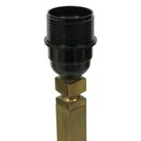 Paire de lampes de table en laiton de style Boulanger des années 50, 45 cm