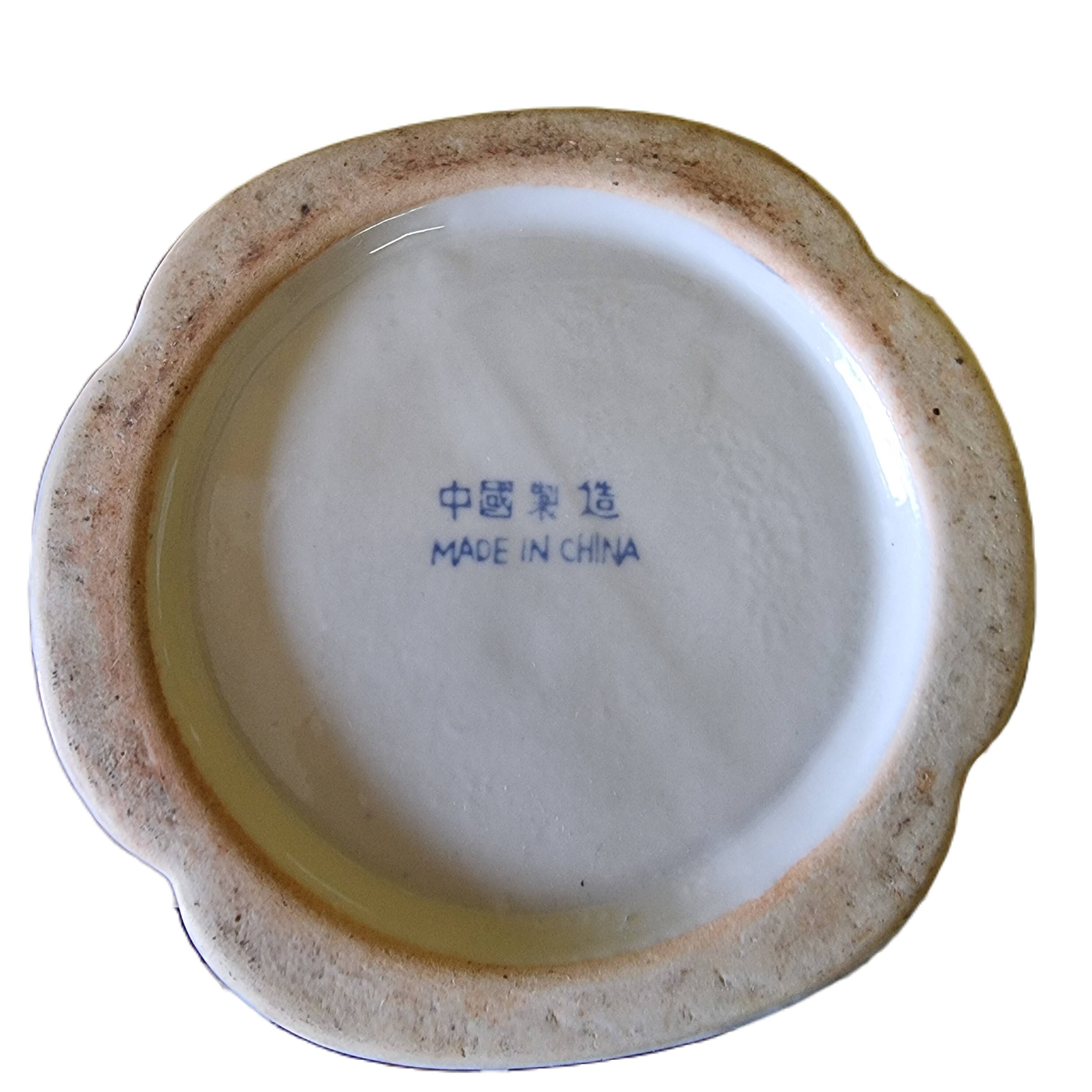 Ceramic Chinese Vase 1960s, Vintage