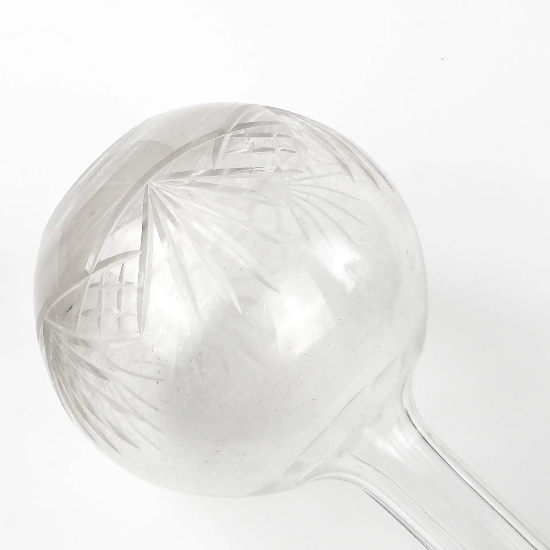 Art Deco carafe, crystal, Sweden, 1950s