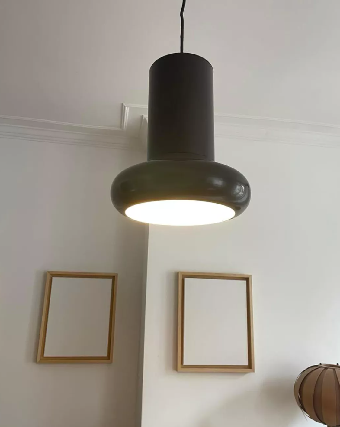 Pendant lamp vintage Lita France 1970