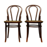Pair of antique bentwood no18 chairs, vienna cafe bistro chairs c1890-1900
