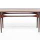 Tove Kindt-Larssen coffee table, vintage, solid teak, Denmark, 1960s.
