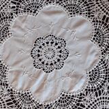 Rectangular tablecloth and towels