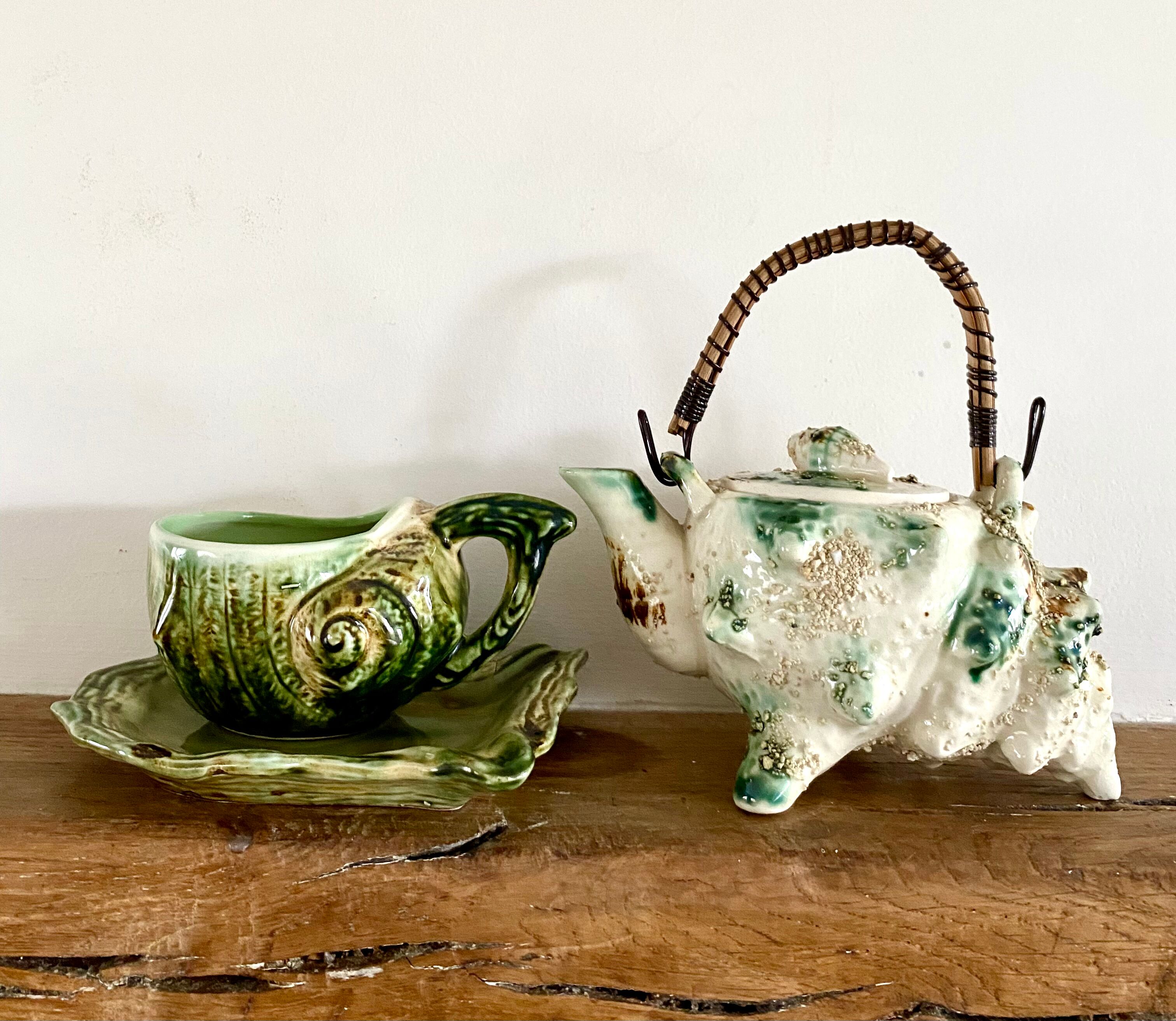 Teapot and slurry cup