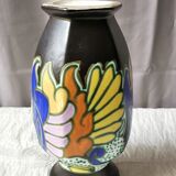 Vase art- deco sign " c.m. bergen "