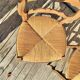 1 lot de 4 chaises rustique