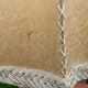 Marble lamp and vintage lampshade.