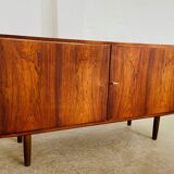 Buffet en palissandre danois vintage rétro des années 50 par Poul Hundevad