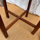 Table d'appoint haute et ronde vintage