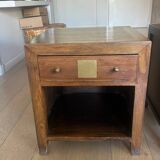Teak bedside table