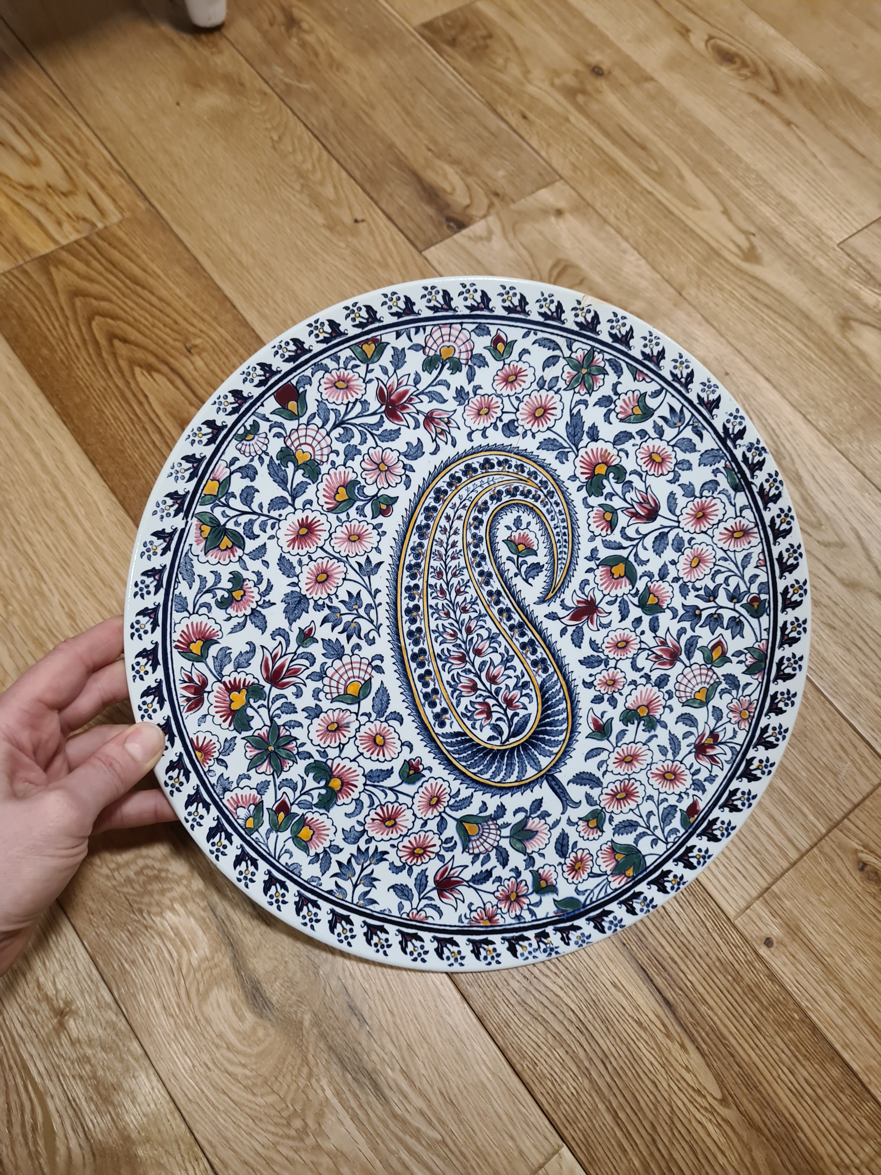Assiette murale gien