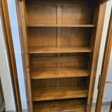 Louis XVI style display case in walnut