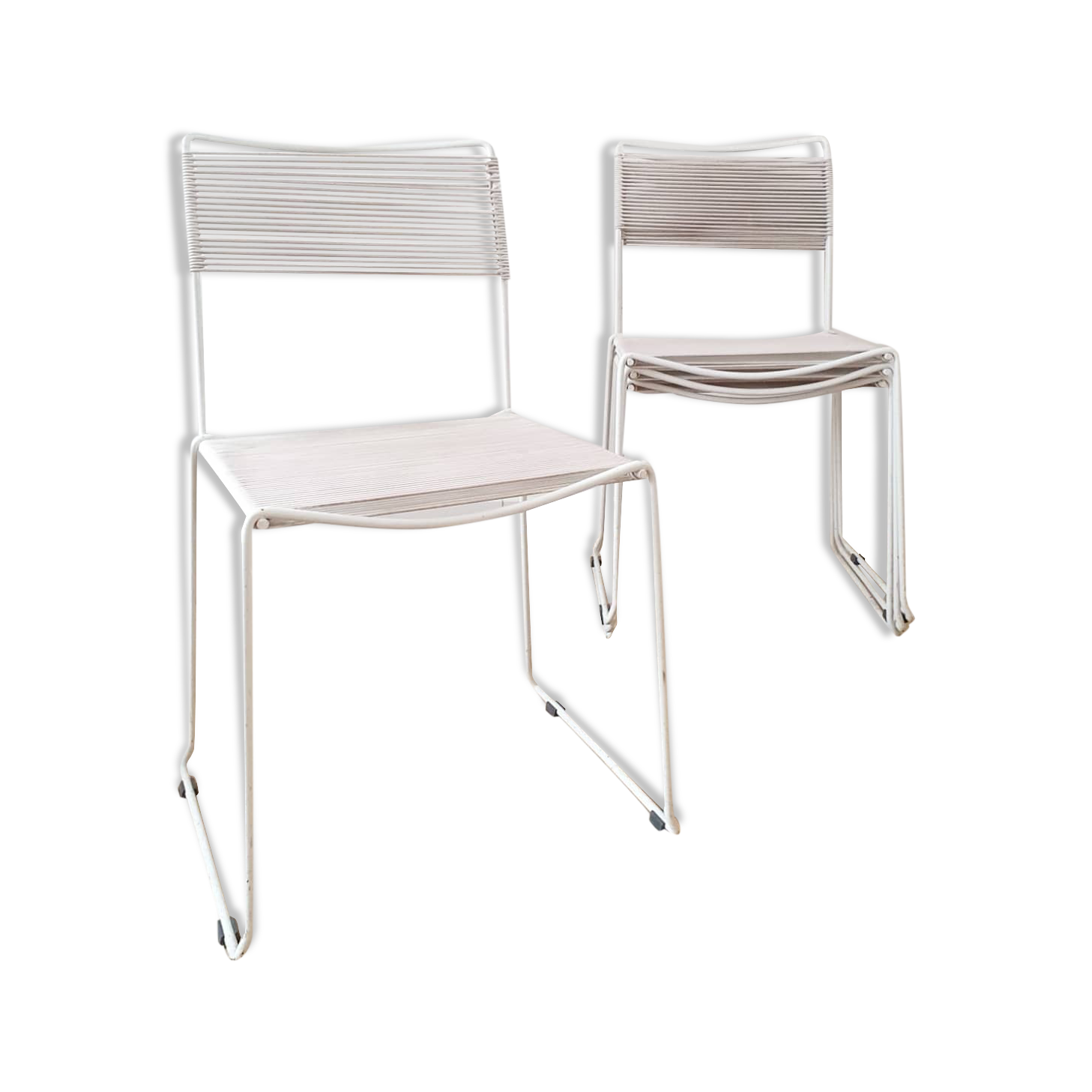 Set of 4 spaghetti chairs