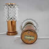 Pair of Table Lamps in Copper by Kamenicky Senov, Czechoslovakia