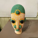African beaded head