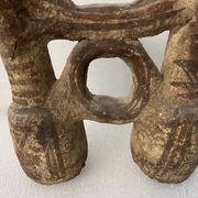 Pichet double terre cuite XVII e siècle ou avant,  Maroc