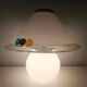 Murano glass table lamp in mushroom shape, Mid Century Modern, 1970s