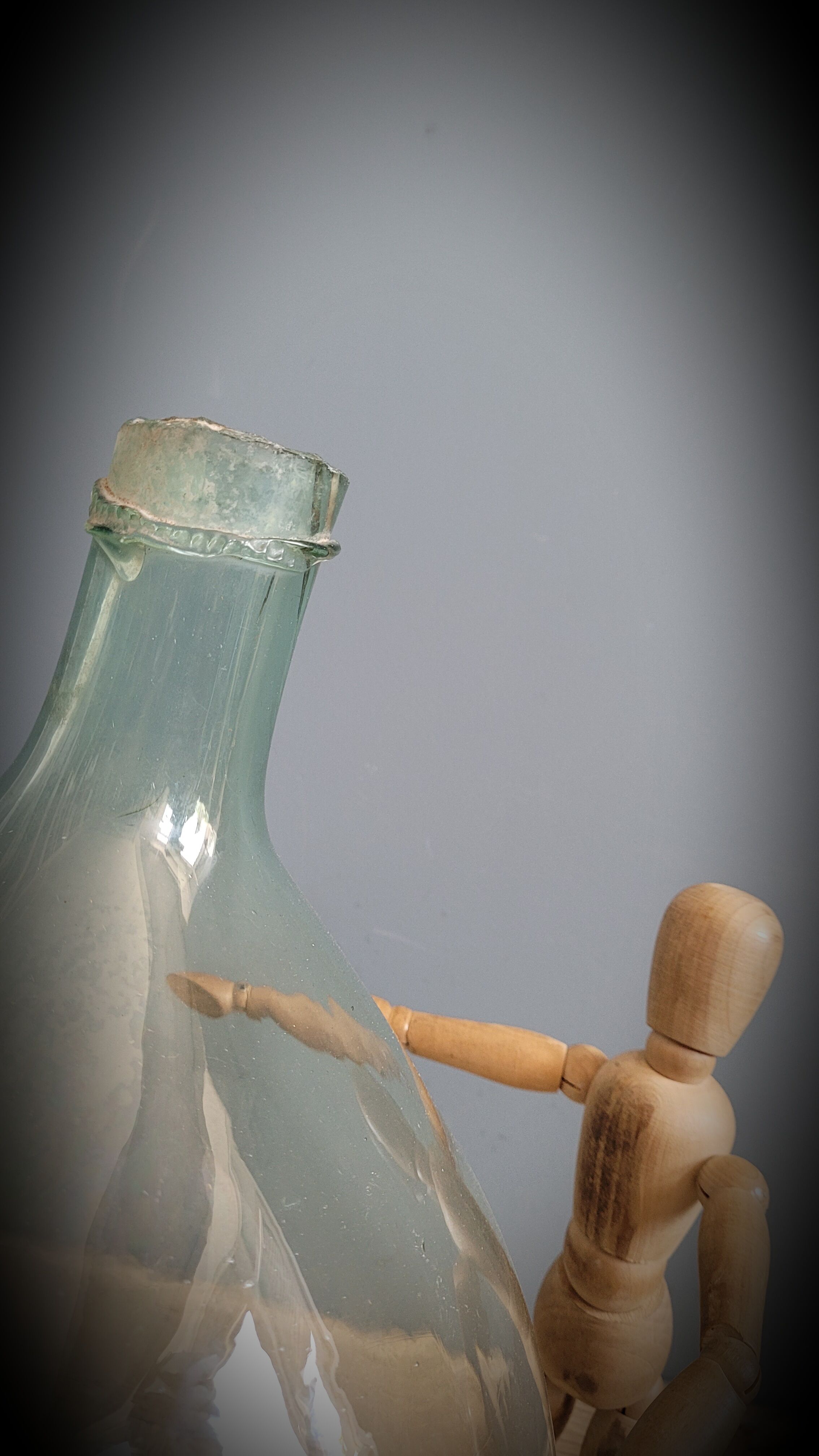 Demijohn 10l bluish