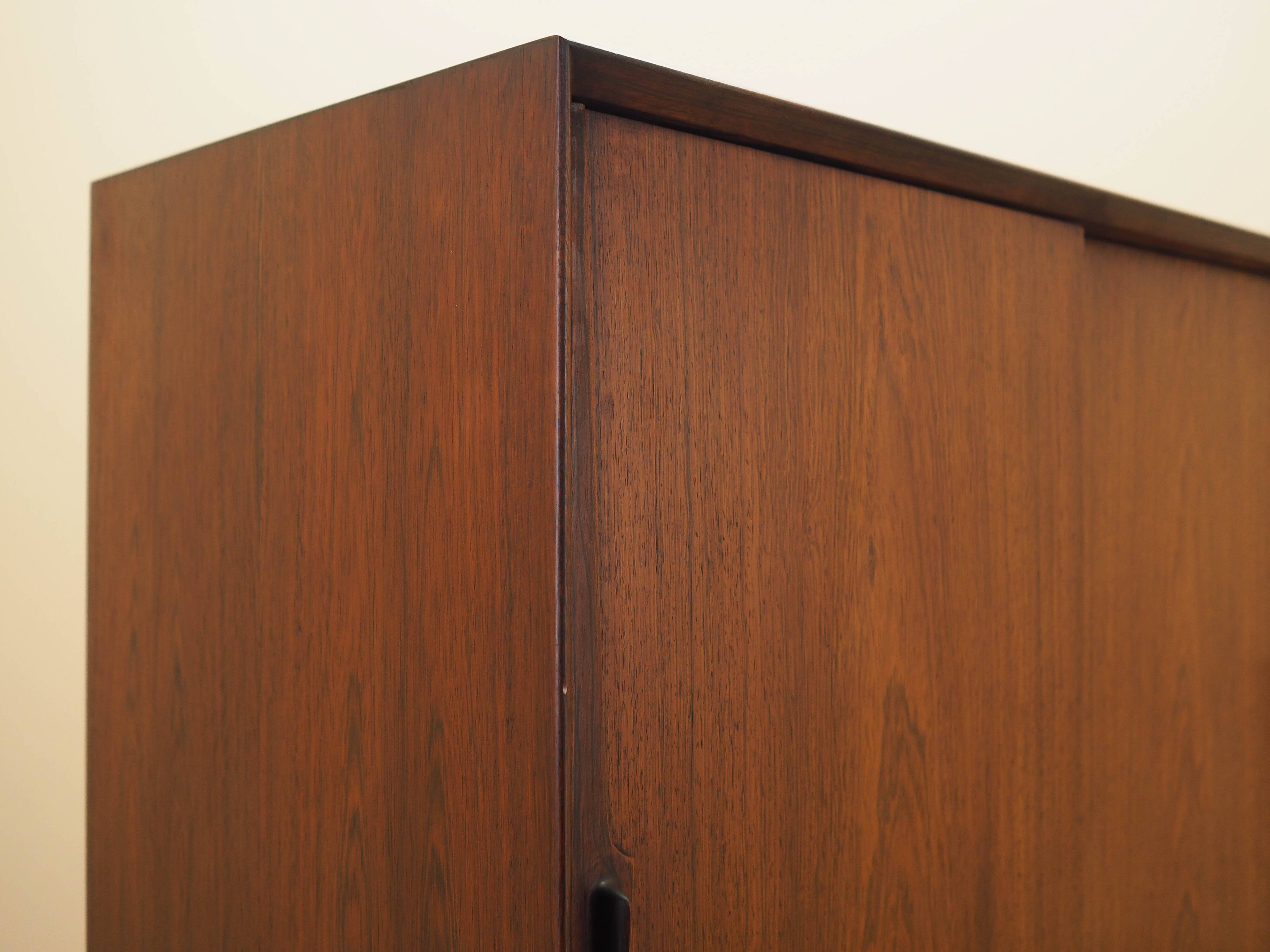 Rosewood highboard, Danish design, 1970s, manufacturer: Omann Jun