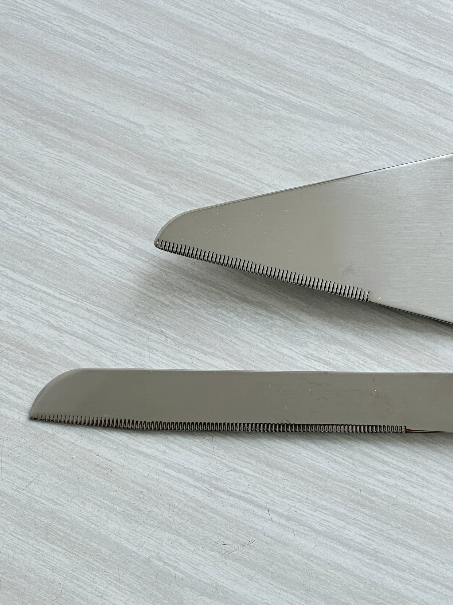 Silver-plated knife and cake server set
