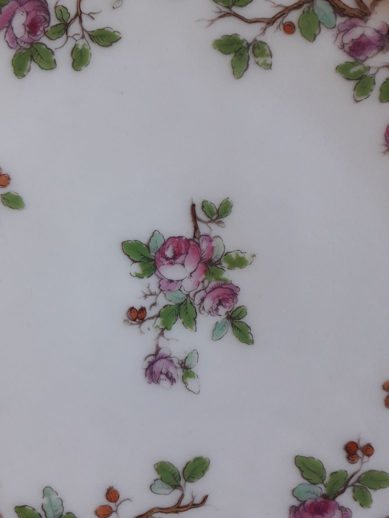 Set of 13 porcelain plates from PARIS - EDMOND HONORE - Early nineteenth