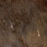 Vintage cow skin carpet, 140 cm x146 cm