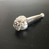 Champagne cork silver metal