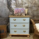 Raw wood & fresh water chest of drawers