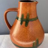 West German ceramic pitcher vase from the 1960s