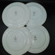 Set de 4 assiettes plates - L'Amandinoise - Rose pastel